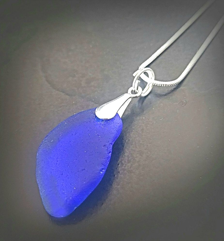 Rare Cobalt Blue Mermaid Tear