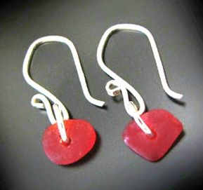 Rare Red on Sterling Silver Rare Red on Sterling Silver