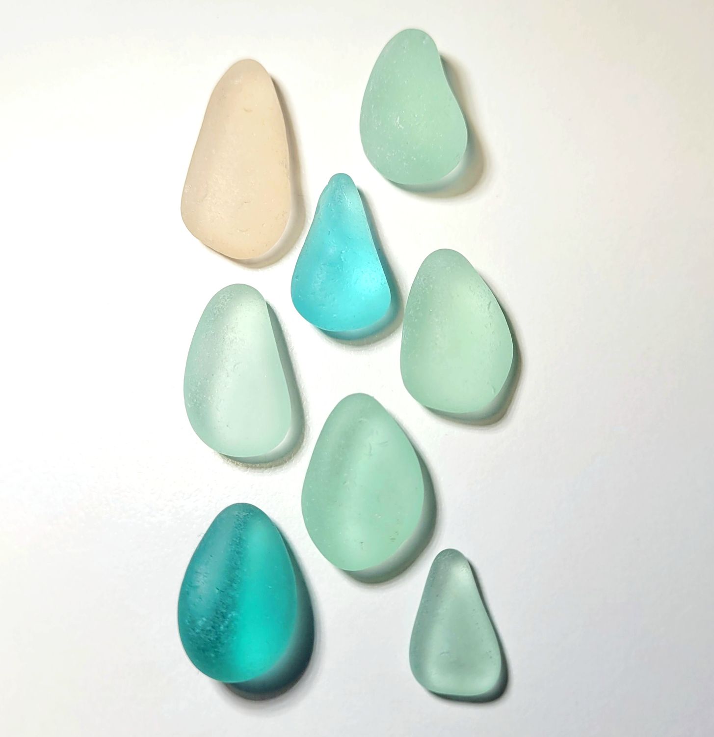 Mermaid Teardrops w/ Pink - 8pcs