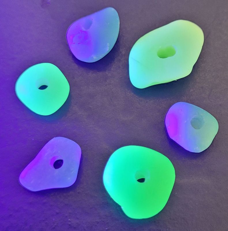 Seas of Glowy Green - 6 pc