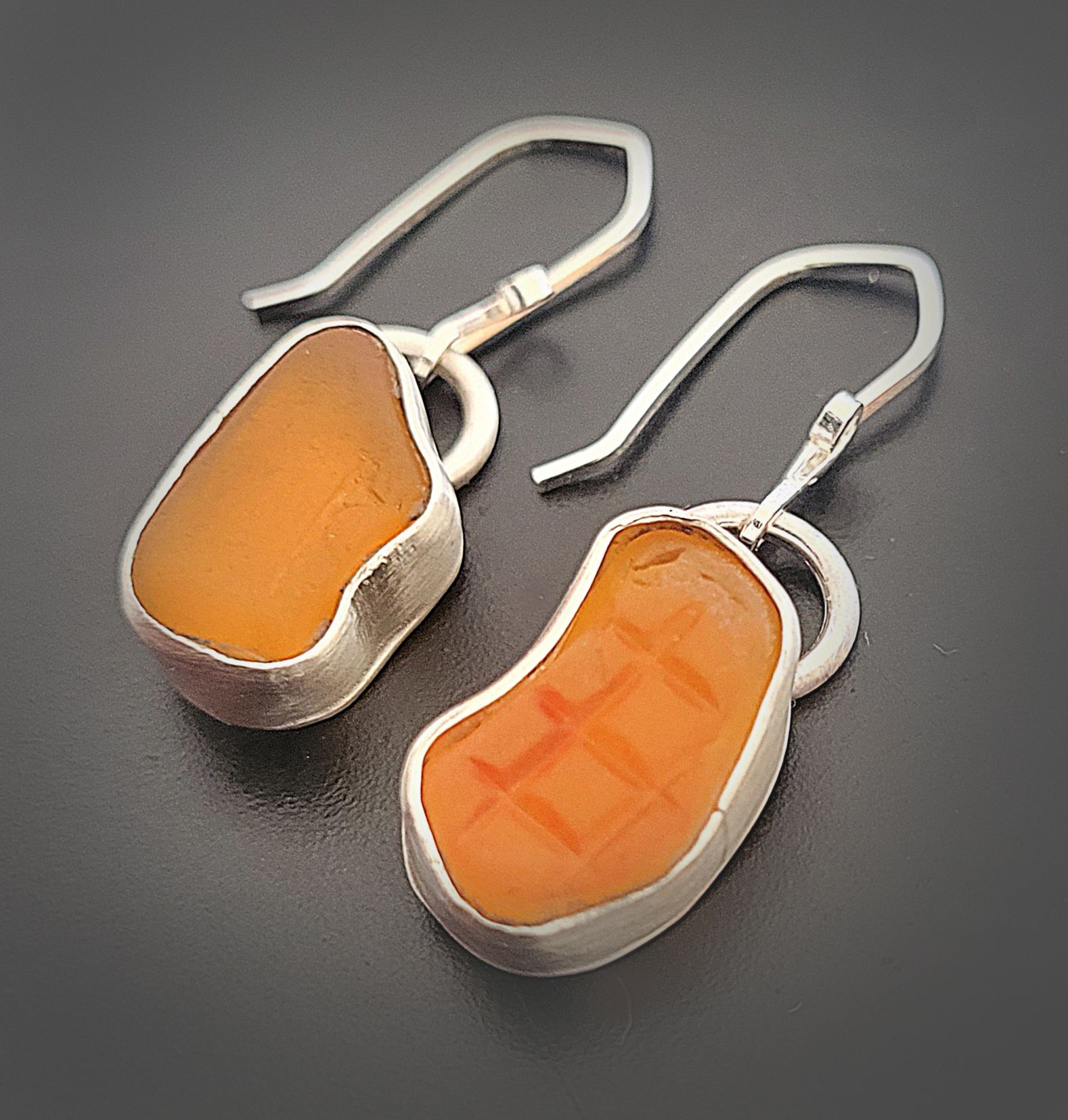 Romantically Rare Orange Sea Glass
