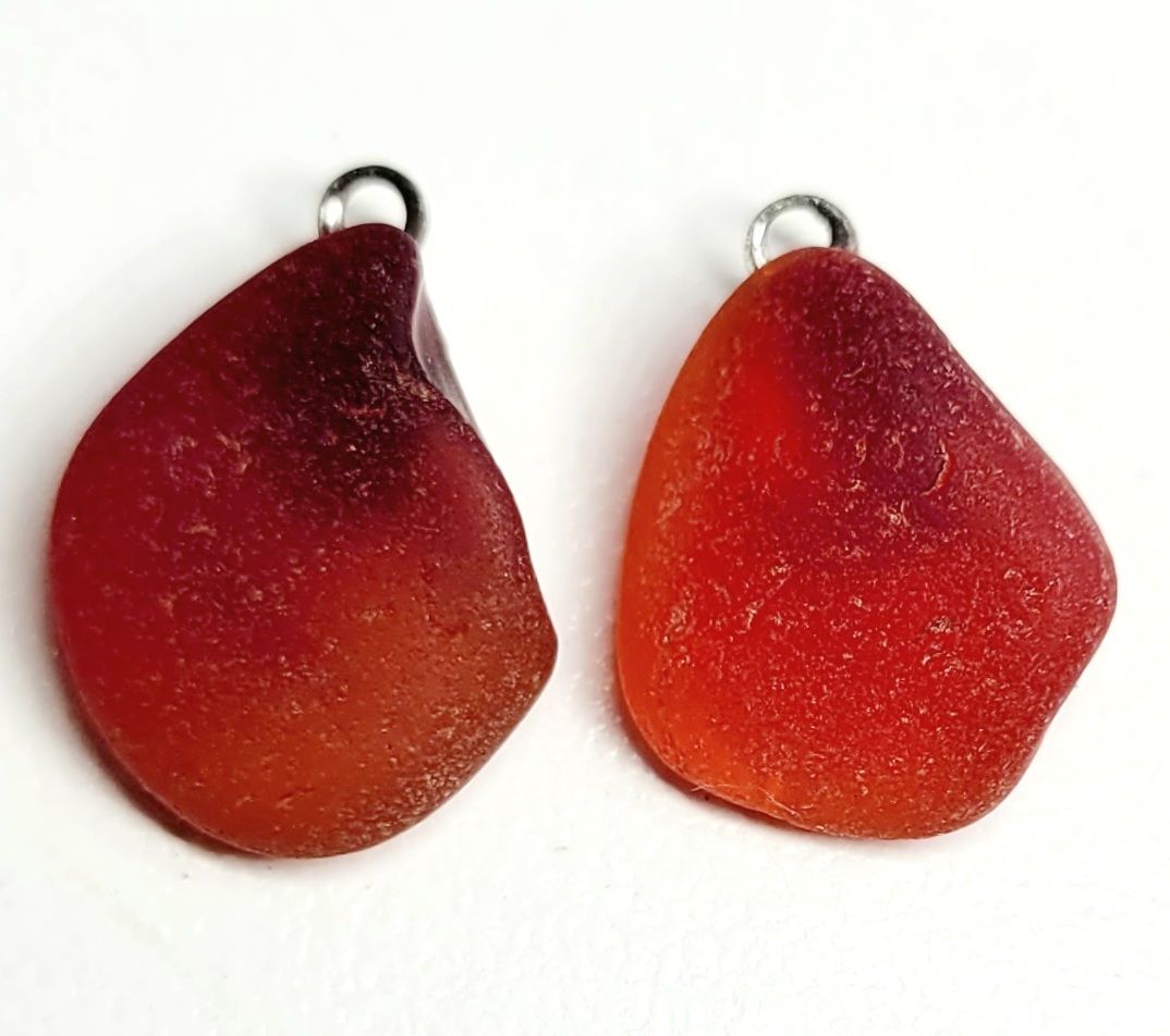 Rare Amberina RED Charms Rare Amberina RED Charms