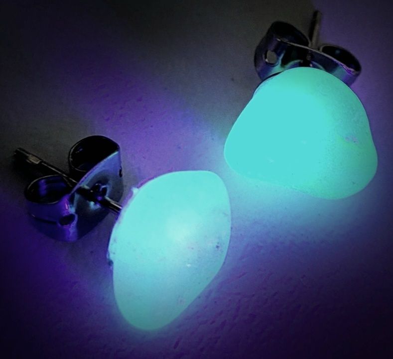 UV Lime UV Lime "Glowy" Post Earrings
