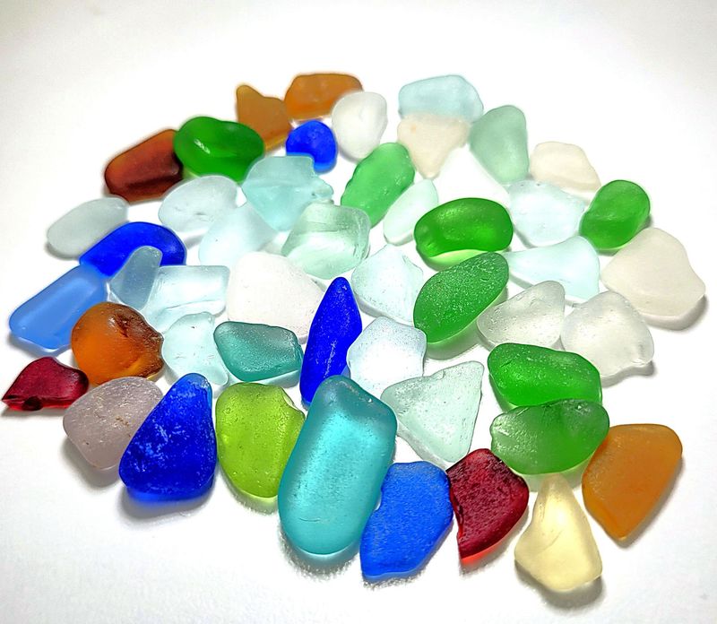 Colorful Pacific Mix w/Red - 50pcs Colorful Pacific Mix w/Red - 50pcs