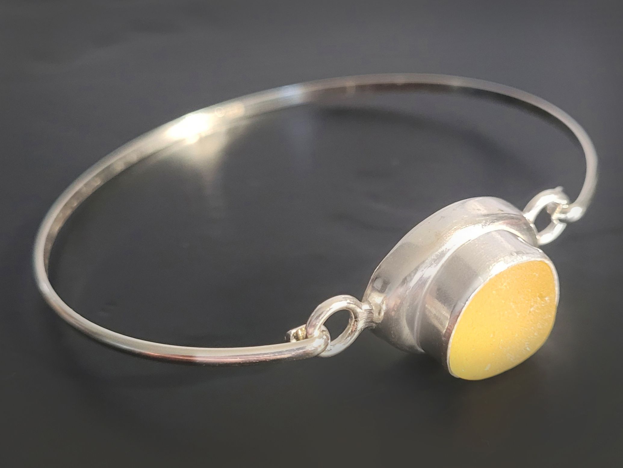 Bright Rarest Yellow, Sterling Bracelet