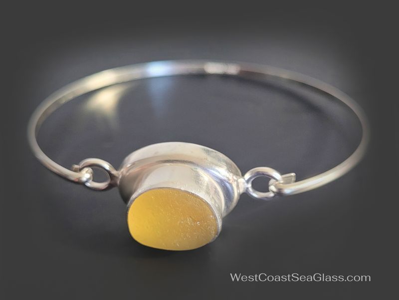 Bright Rarest Yellow, Sterling Bracelet
