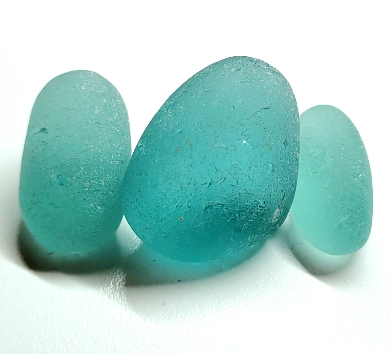 Aqua Blue Boulders - 3pcs