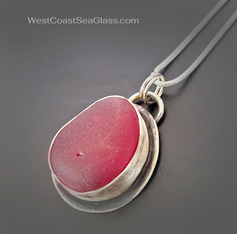 RARE Red Sea Glass Necklace RARE Red Sea Glass Necklace