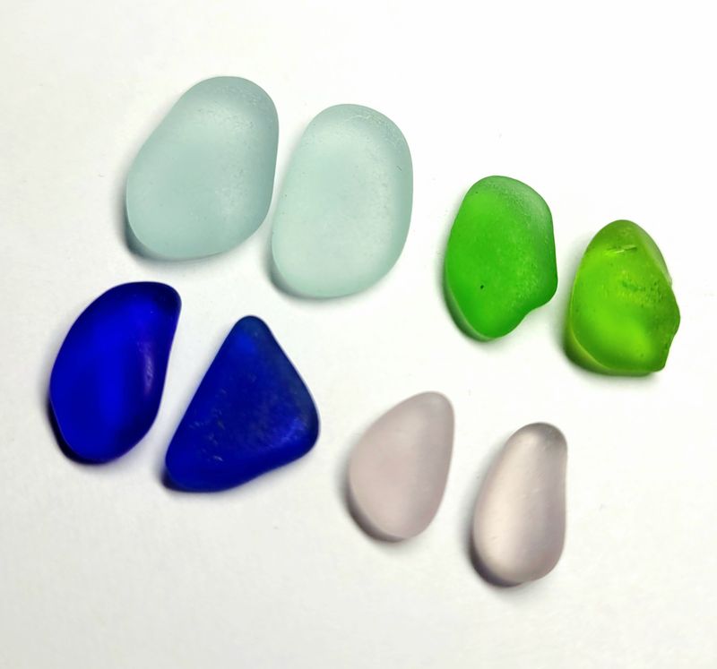 Lavender, Blues, & Green - 4prs