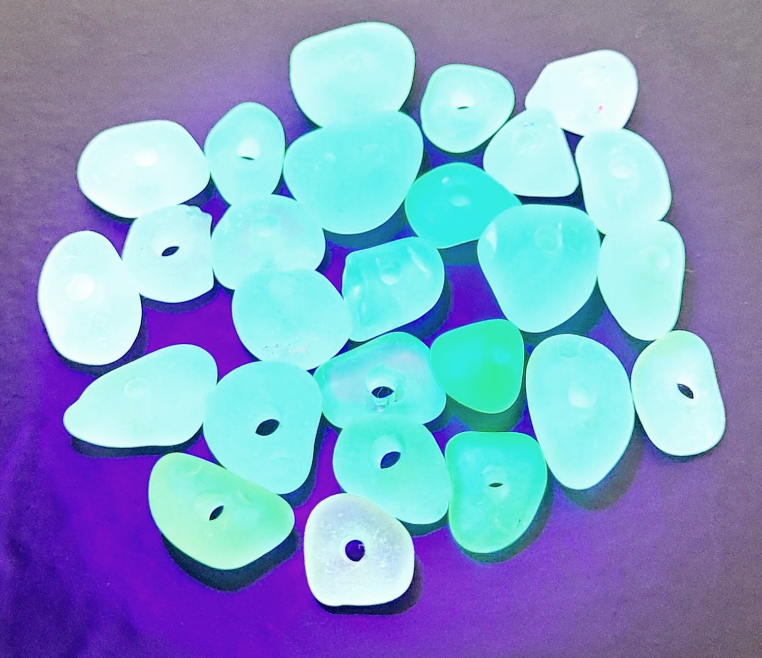 Center Drilled UV Lime - 26pcs