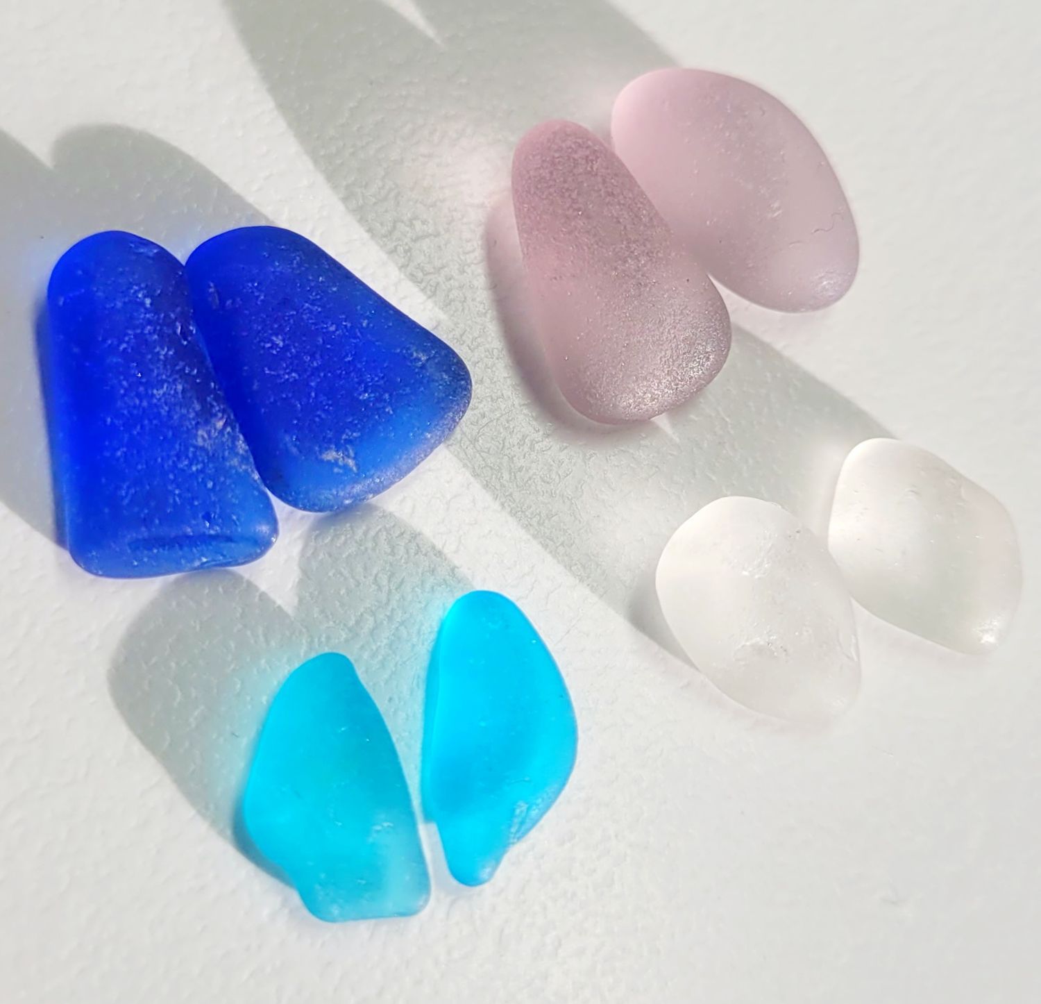 4 Pairs Turquoise & Lavender - 8 pcs 4 Pairs Turquoise & Lavender - 8 pcs