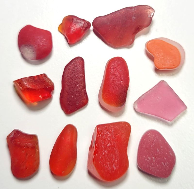 RARE Reds: Flash & Stained Glass - 12pcs RARE Reds: Flash & Stained Glass - 12pcs
