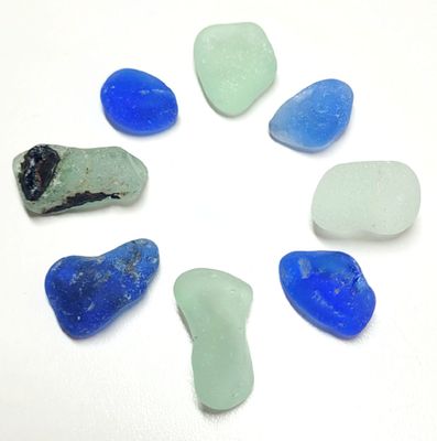 Bonfire Blues & Greens - 8pcs Bonfire Blues & Greens - 8pcs