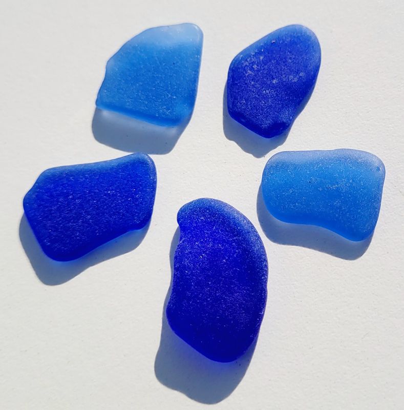 Pendant Sized Blues - 5pcs