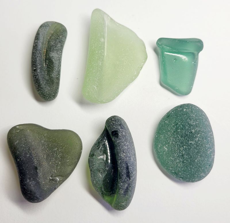 Lg. Pendant Greens - 6pcs