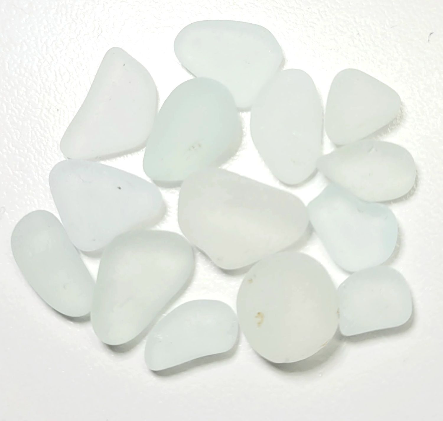Light Seafoam Greens - 14pcs