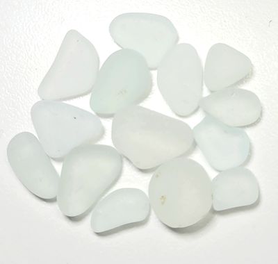 Light Seafoam Greens - 14pcs