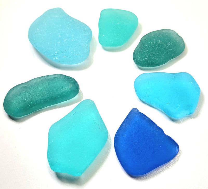 Italian Blues & Teals - 7pcs