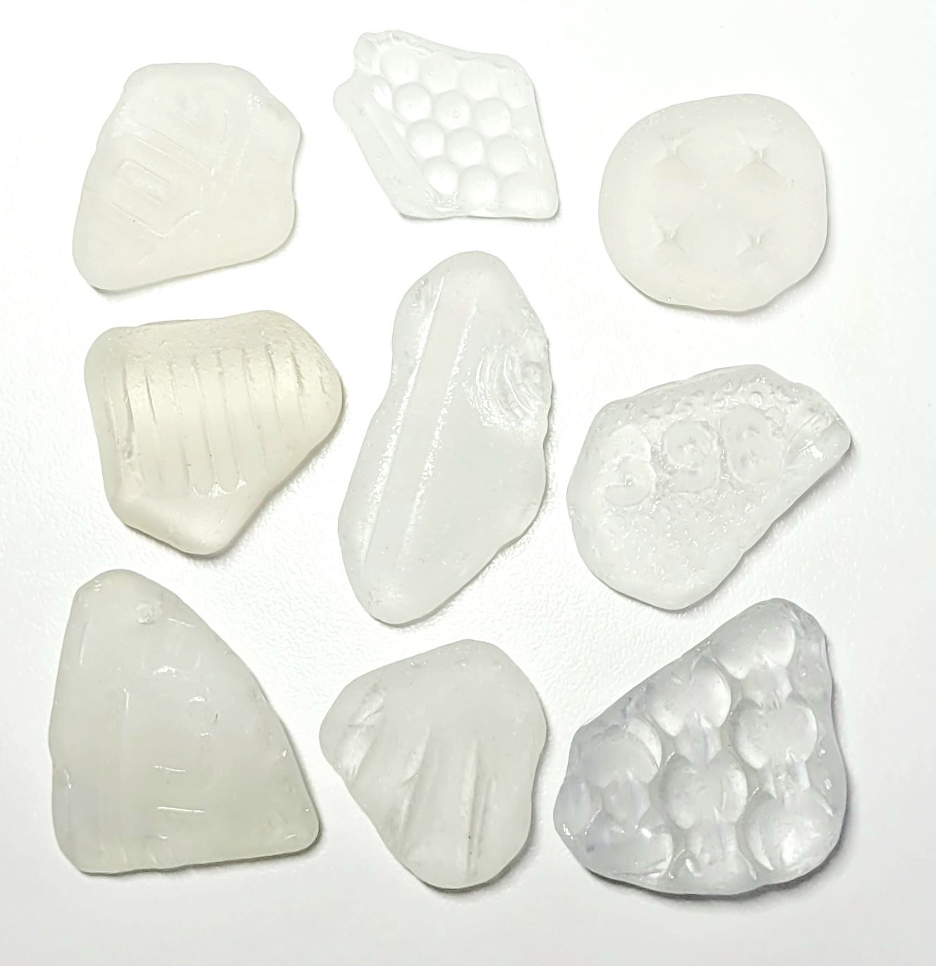 Letters & Patterns Whites - 9pcs