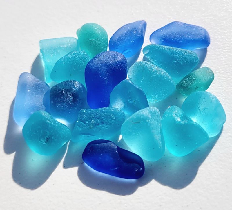 Turquoise & Blues - 18pcs