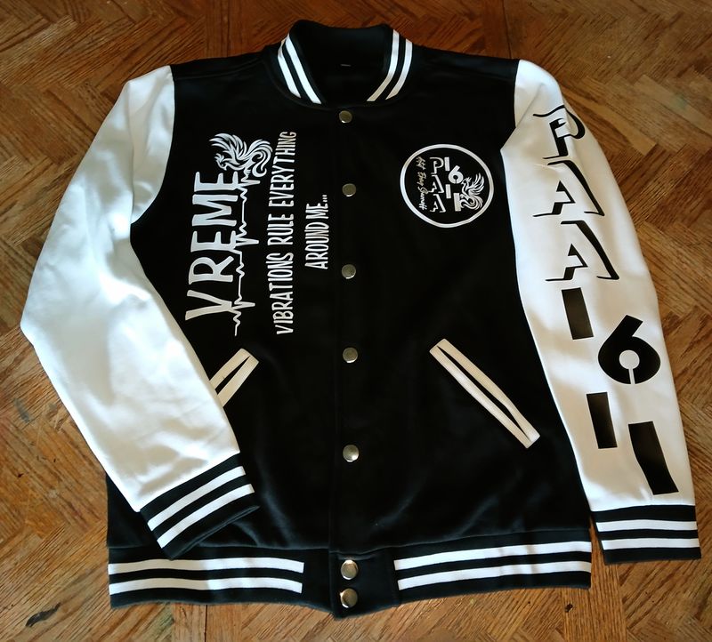 PAA (VREME) Limited Edition Black &amp; White Letterman