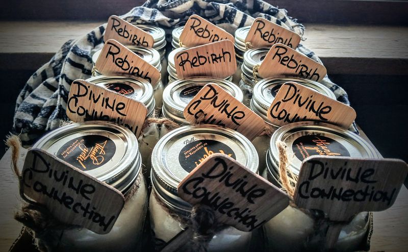 16oz Mason Jar Styled Affirmation Candles