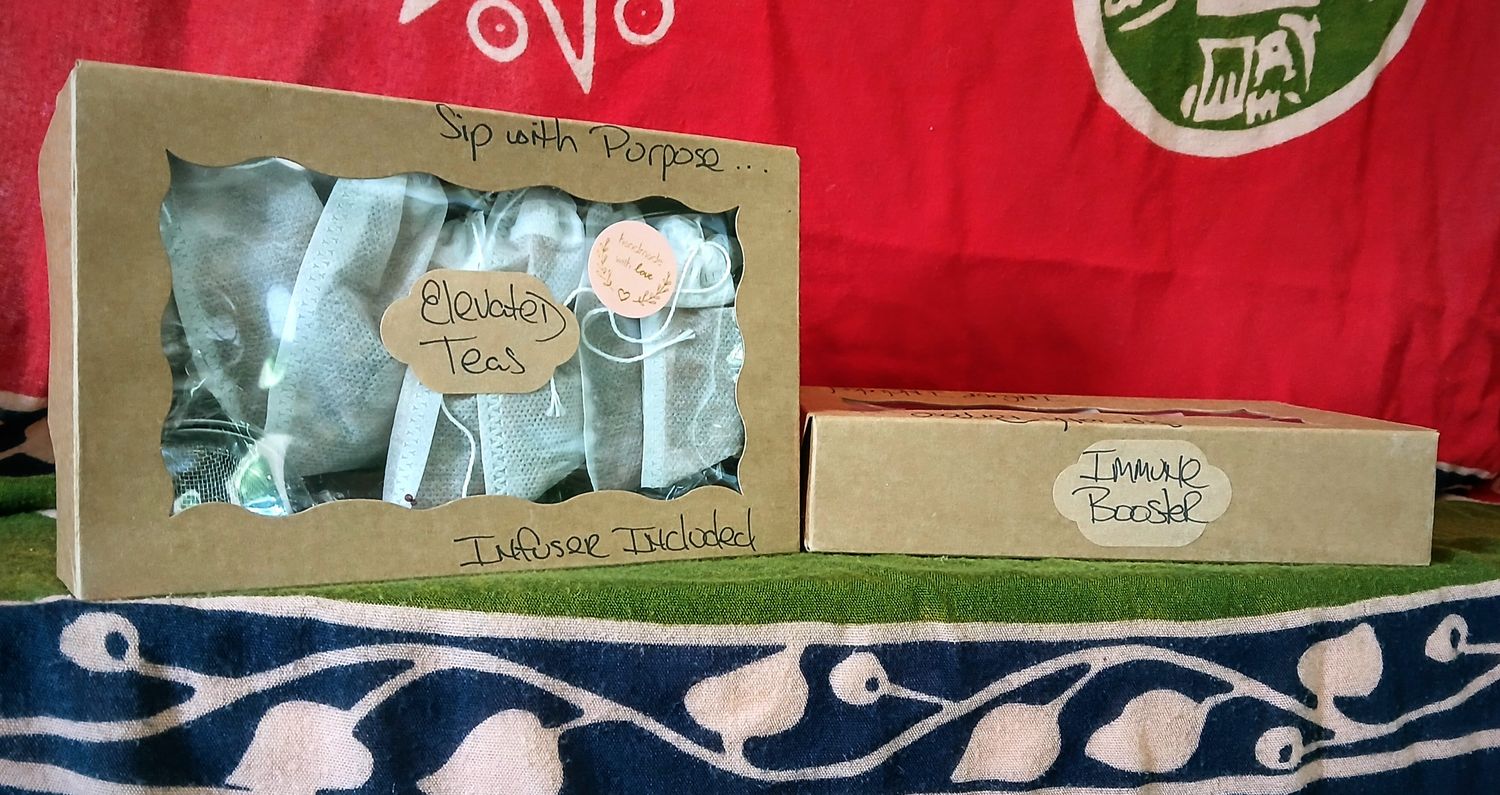Elevated Teas All-Natural Hand-Crafted IMMUNE BOOSTER Herbal Tea Blend Box Set
