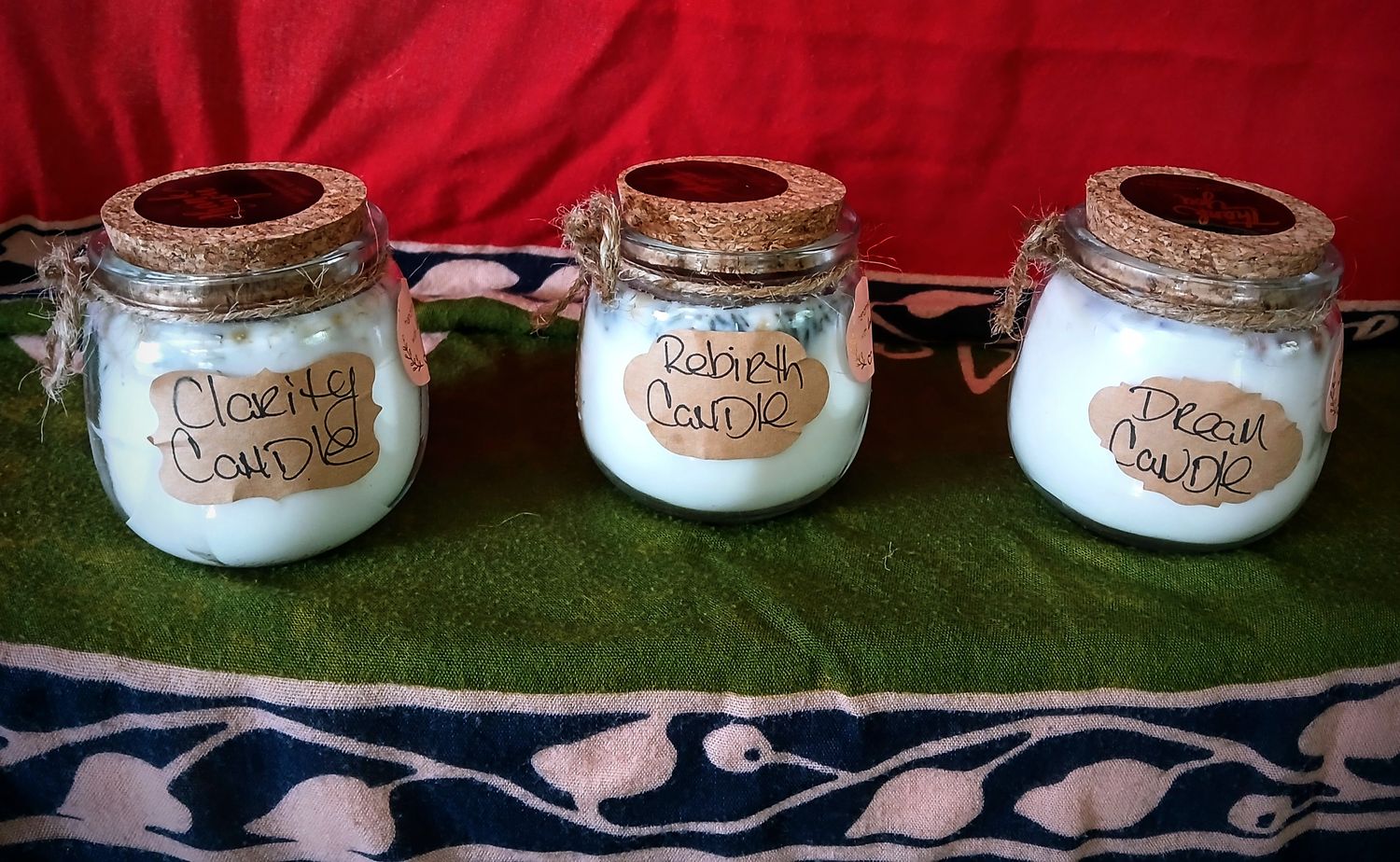 All-Natural Hand-Crafted SCENTED MEDITATION CANDLE TRIO SET