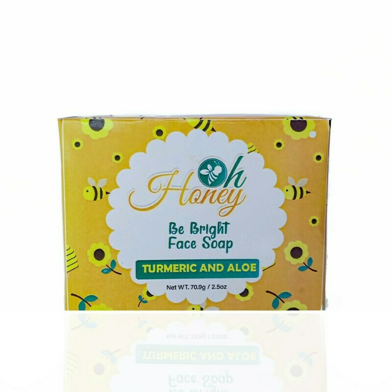 Be Bright Turmeric and Aloe Face and Body Soap