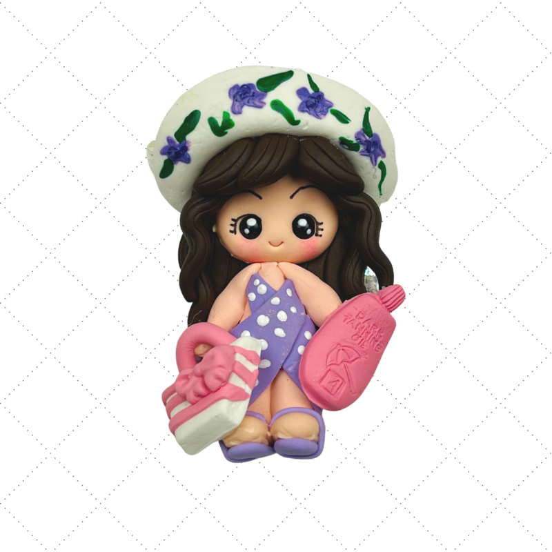 BWM35: Beach with Me Polymer Clay Bow Center DIY
