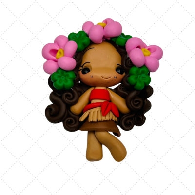 MO10: Princess Moana Inspired Clay Bow Center