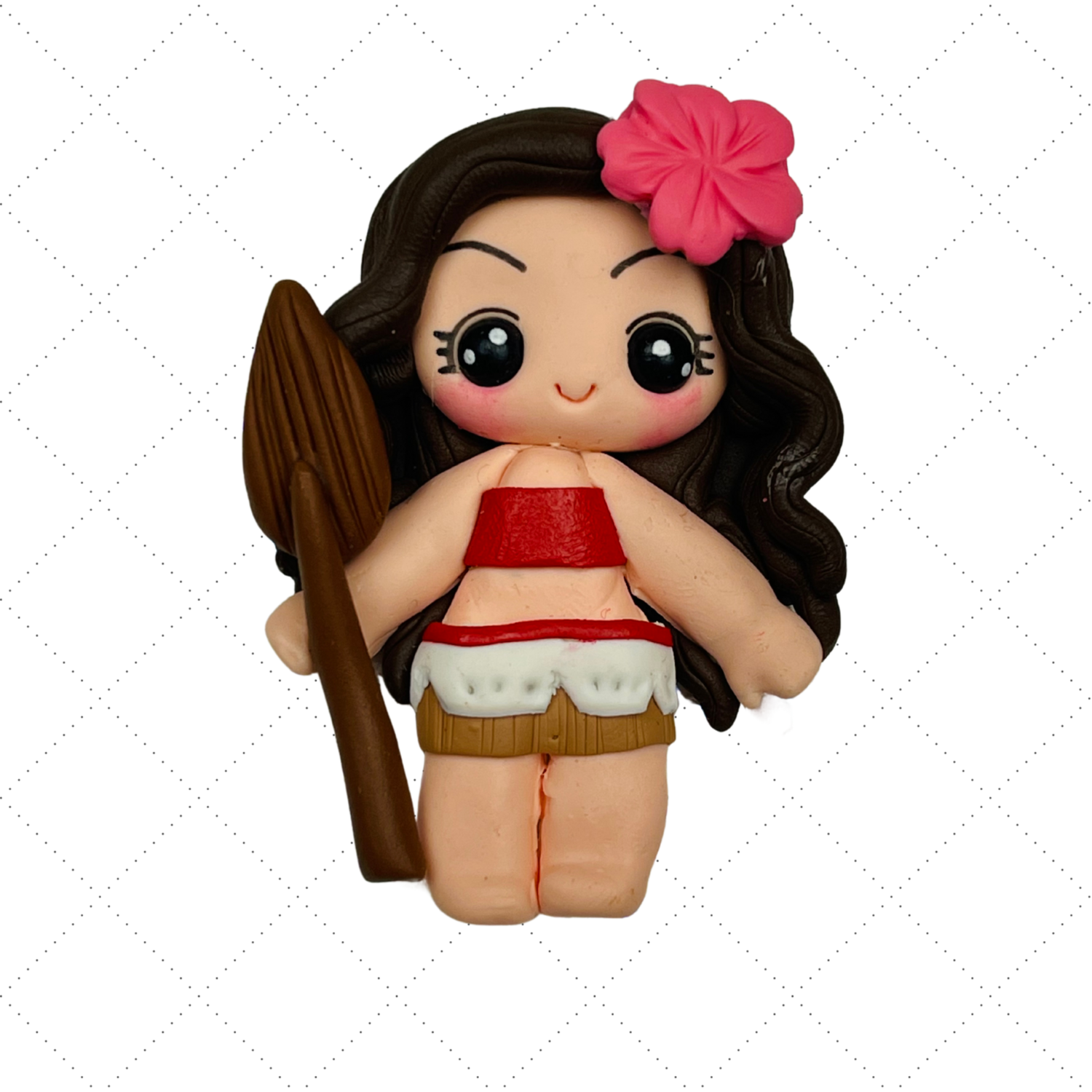 MO13: Princess Moana Inspired Clay Bow Center