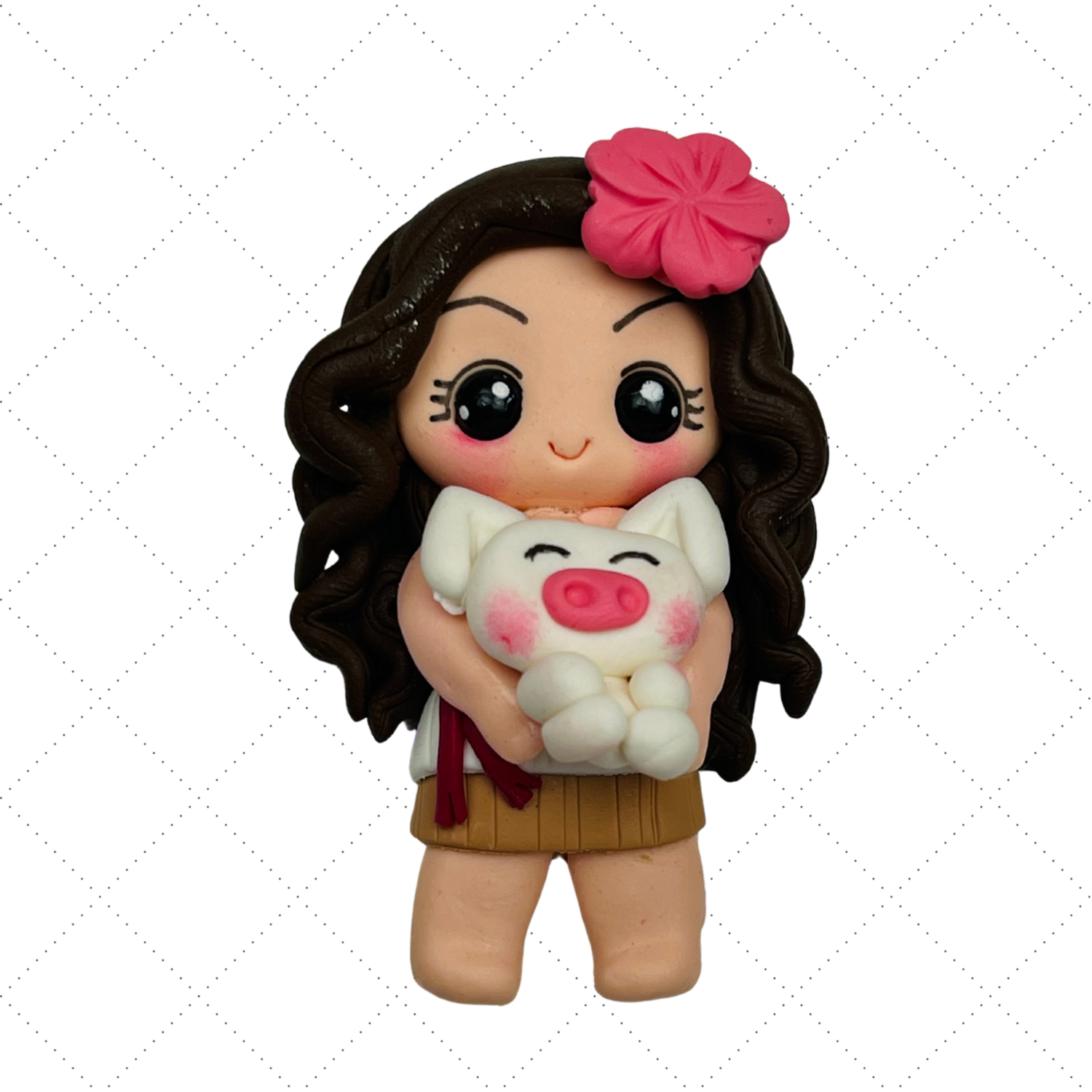 MO26: Princess Moana Inspired Clay Bow Center