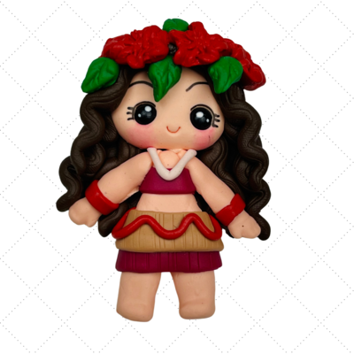 MO14: Princess Moana Inspired Clay Bow Center