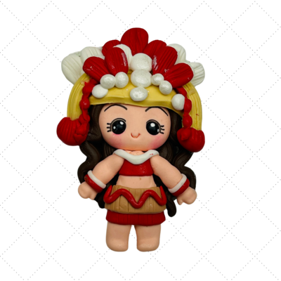 MO24: Princess Moana Inspired Clay Bow Center