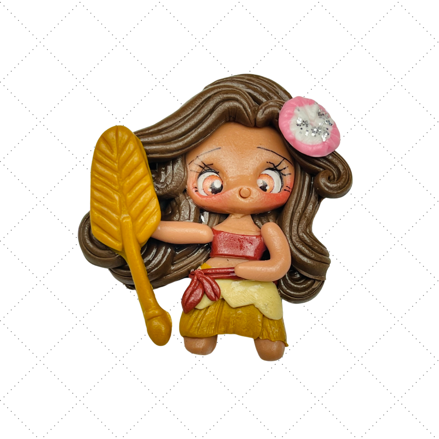 MO28: Princess Moana Inspired Clay Bow Center