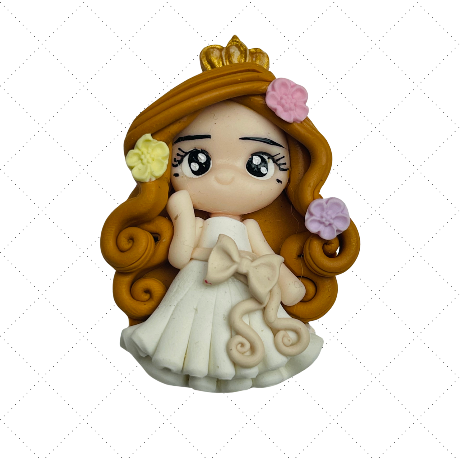 RP16: Rapunzel Inspired Clay Bow Center