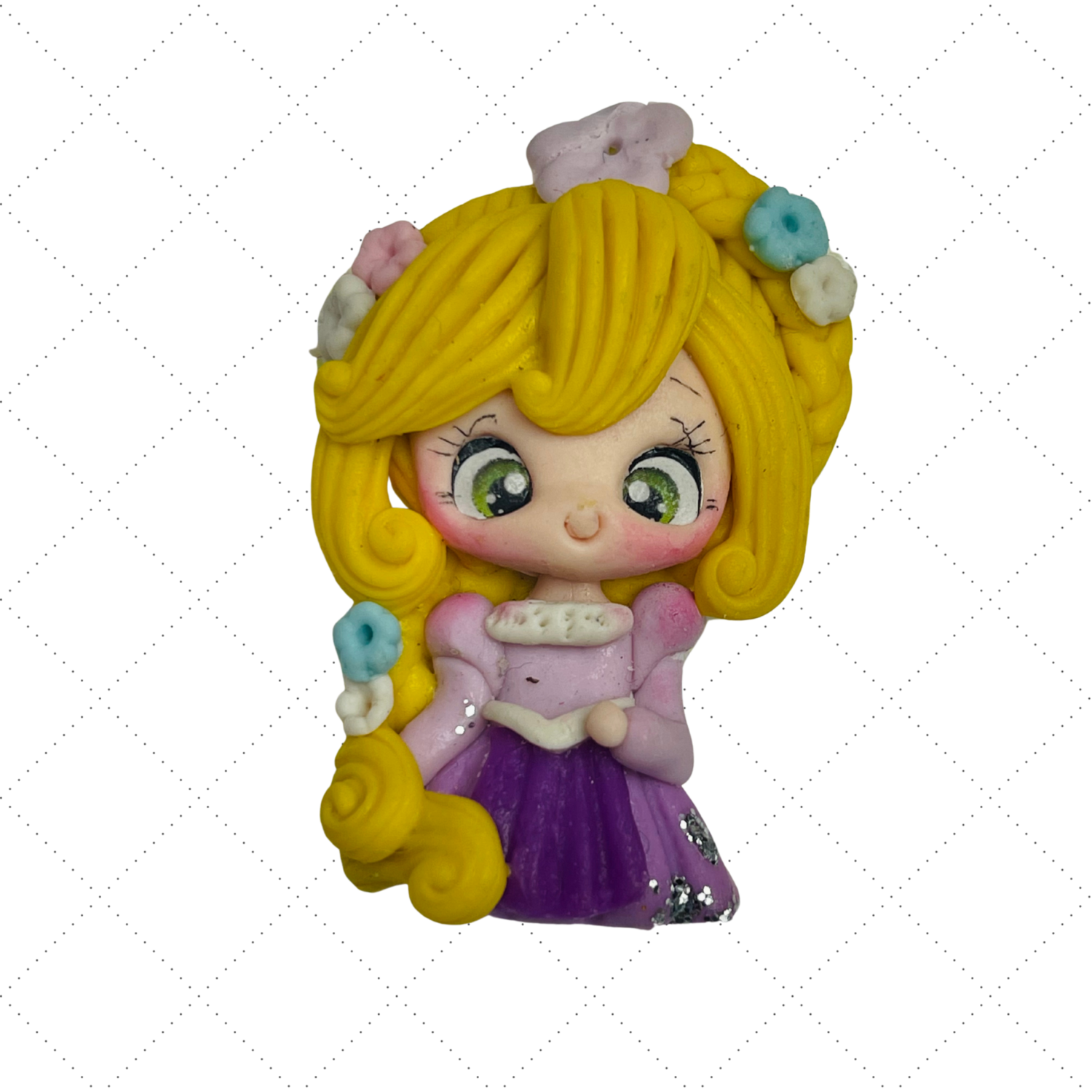 RP10: Rapunzel Inspired Clay Bow Center