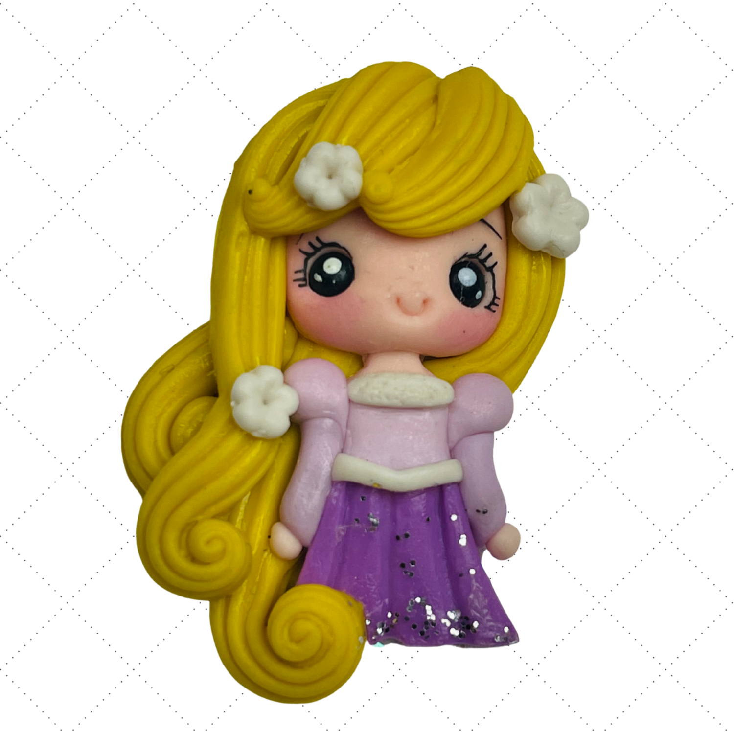 RP14: Rapunzel Inspired Clay Bow Center