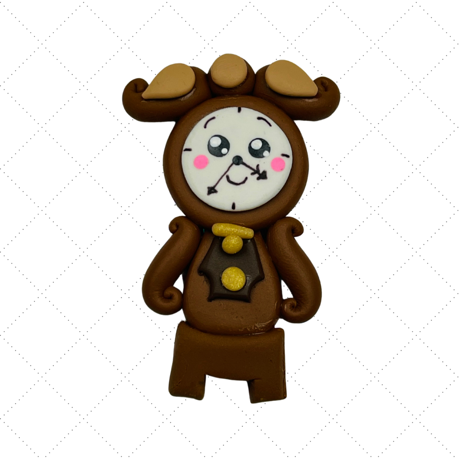 BL22: Clay Doll Polymer Clay Princess Belle Inspired Bow Center