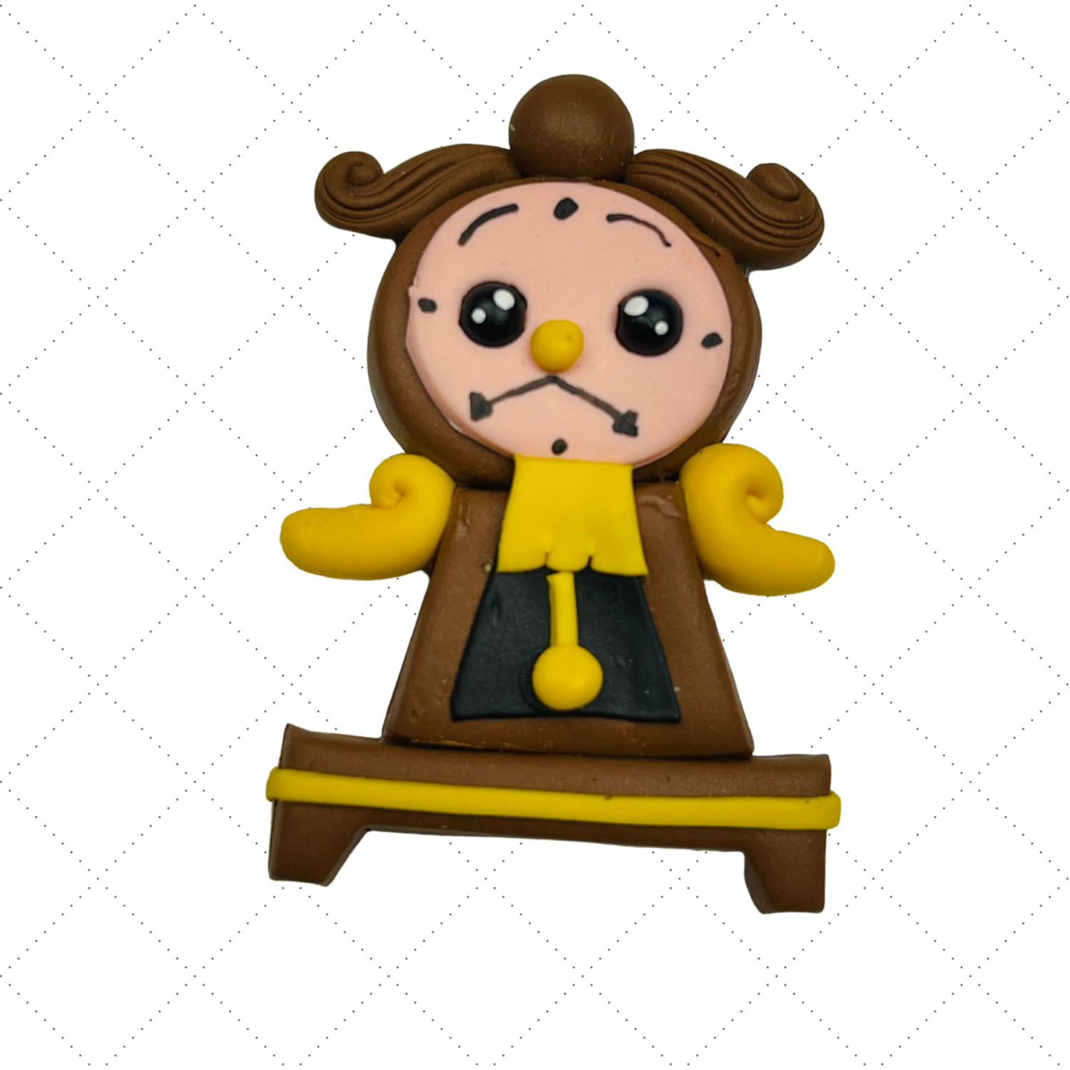 BL21: Clay Doll Polymer Clay Princess Belle Inspired Bow Center