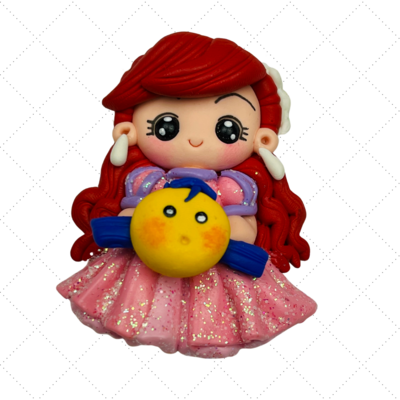 AR16: Handmade Clay Dolls Princess Clay Embellishments