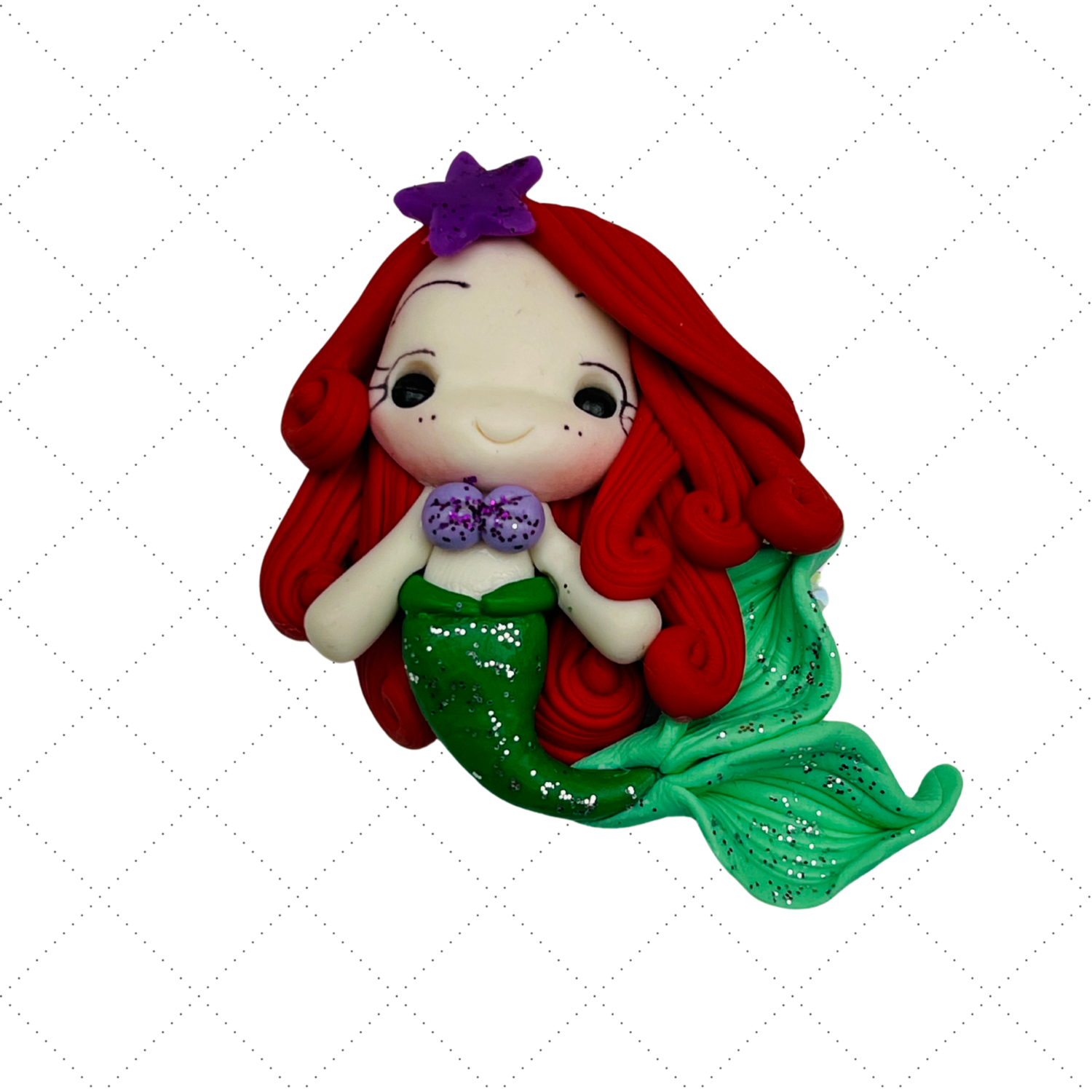 AR19: Handmade Clay Dolls Princess Clay Embellishments