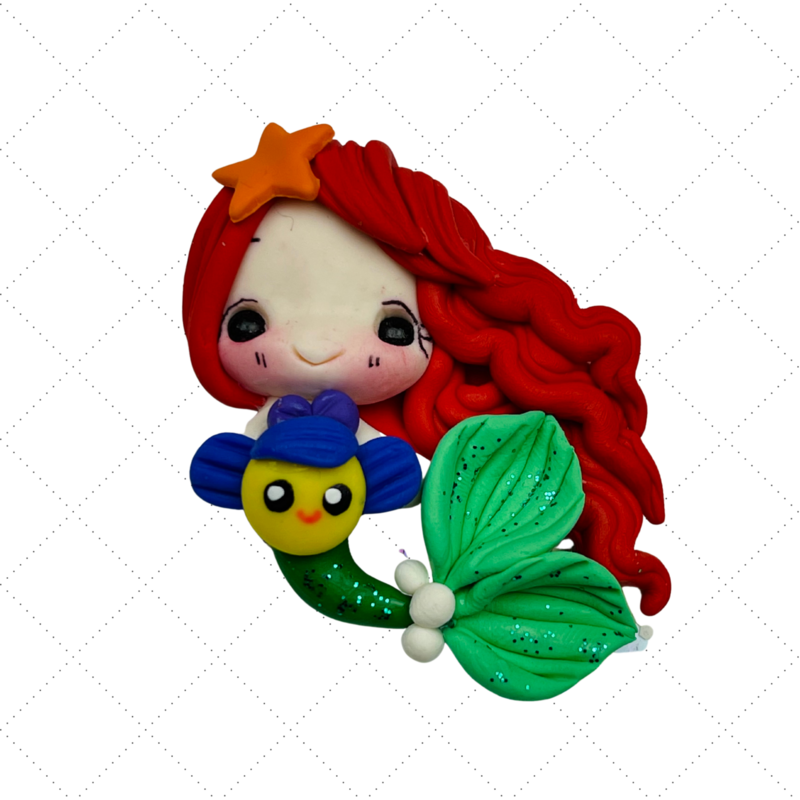 AR14: Handmade Clay Dolls Princess Clay Embellishments