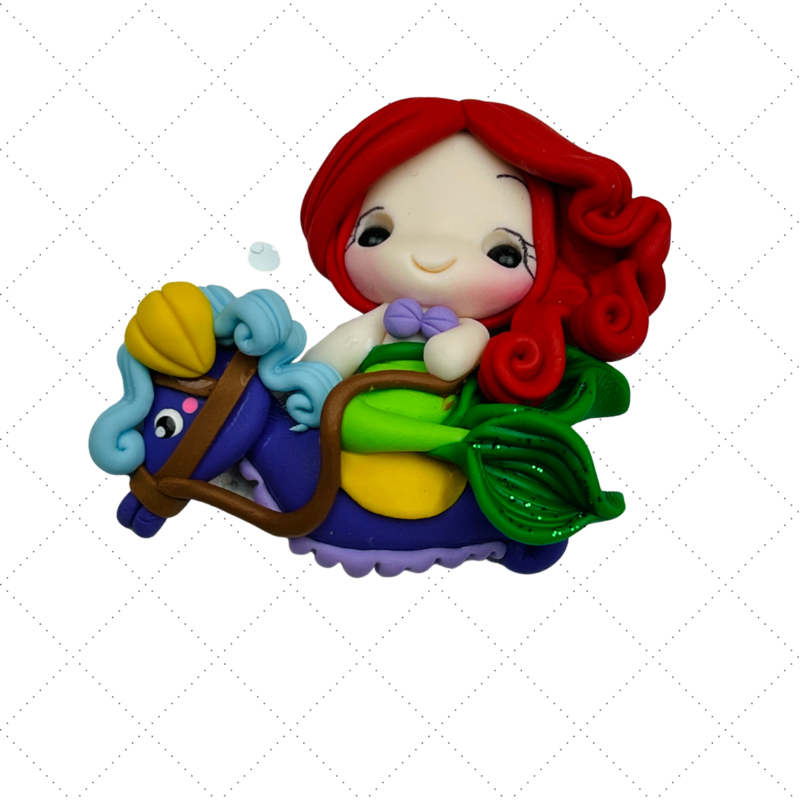 AR20: Handmade Clay Dolls Princess Clay Embellishments