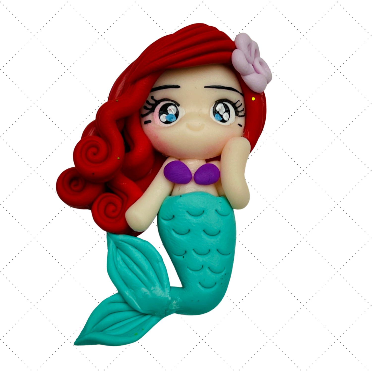 AR25: Handmade Clay Dolls Princess Clay Embellishments