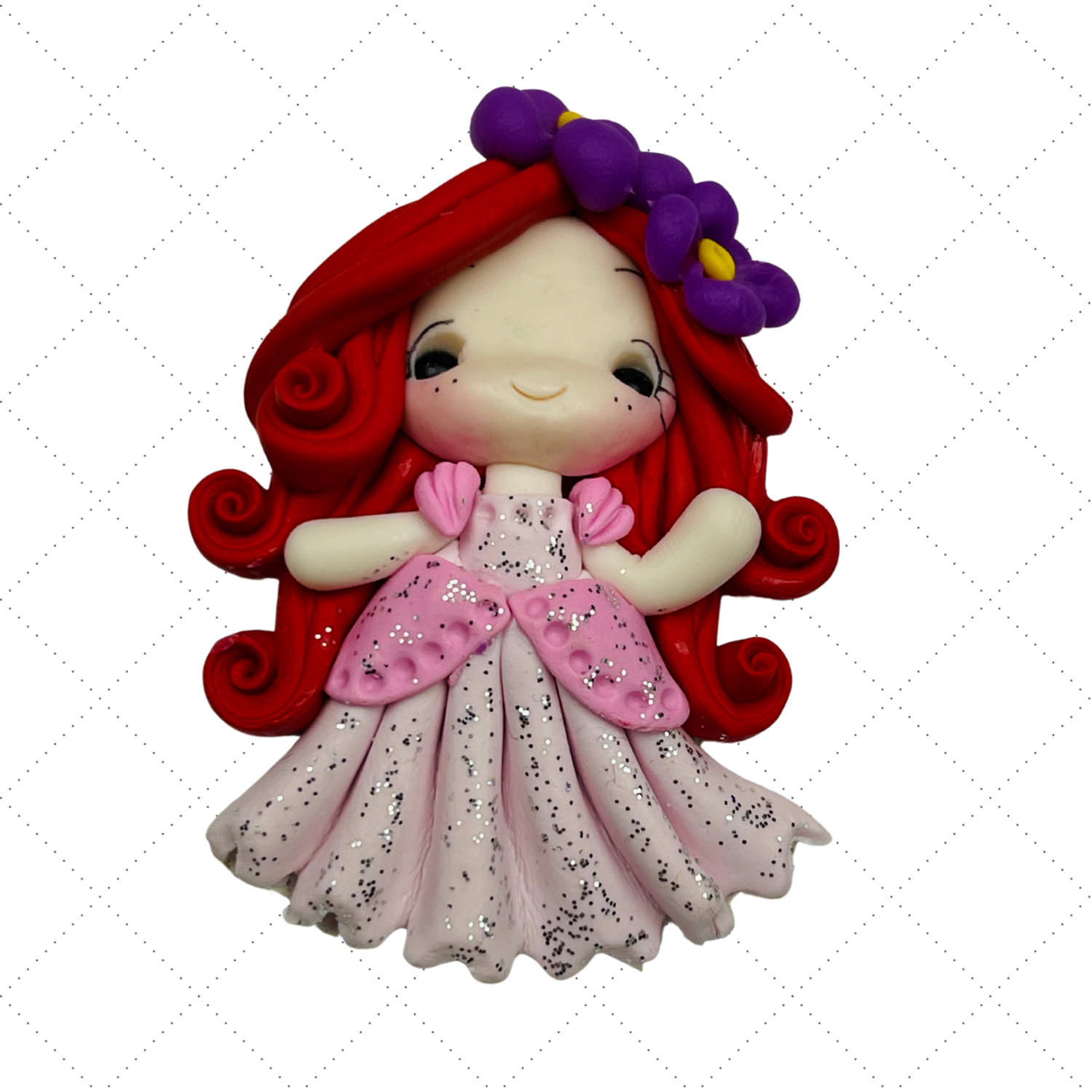AR18: Handmade Clay Dolls Princess Clay Embellishments