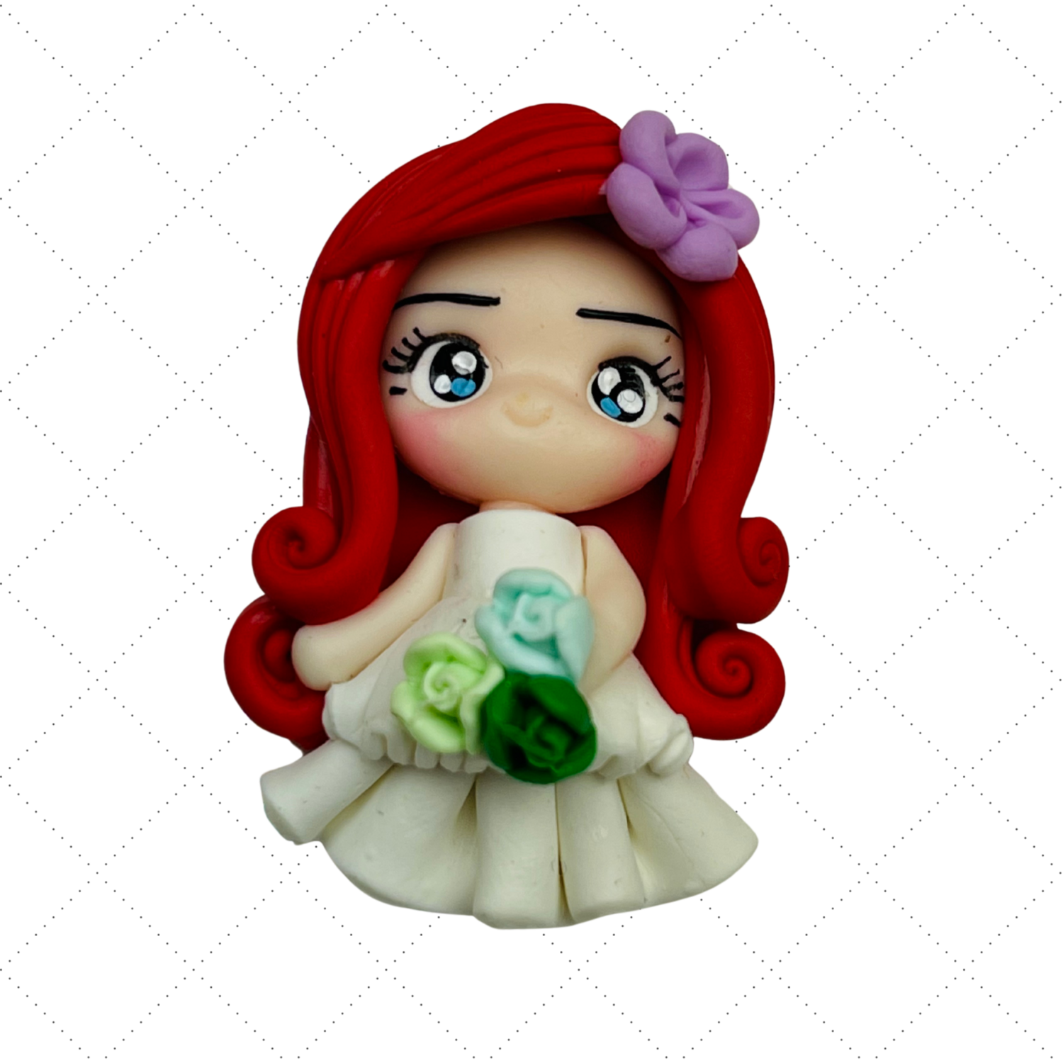 AR26: Handmade Clay Dolls Princess Clay Embellishments