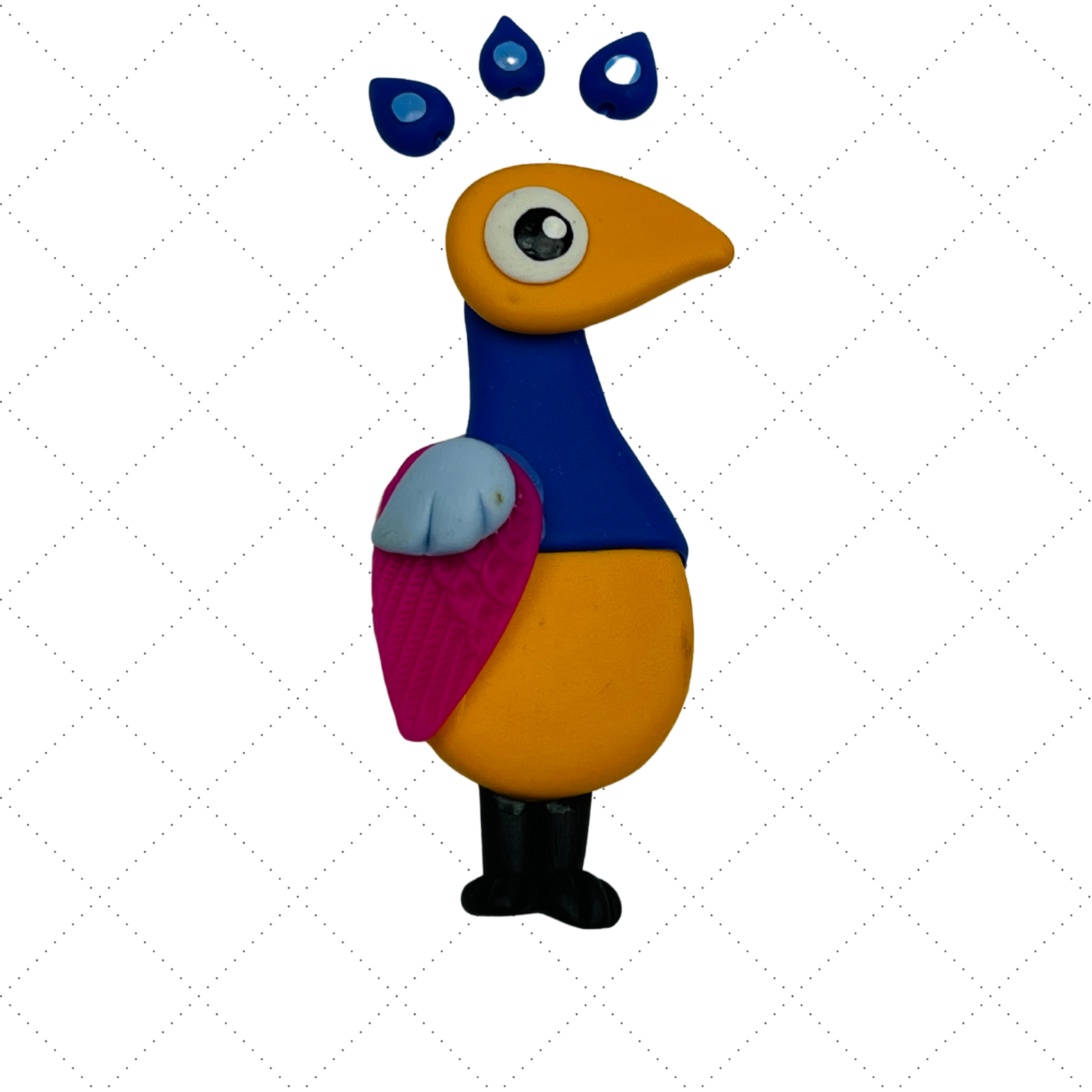 UP19: Up Clay Hair Bow Centers