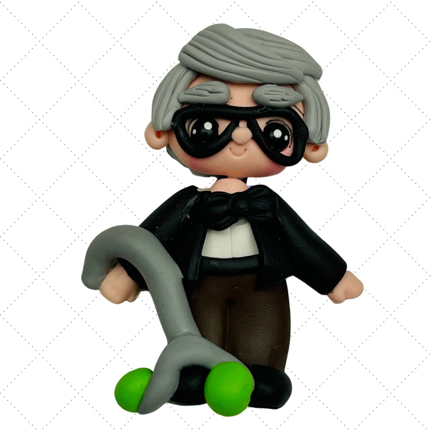 UP11: Up Clay Hair Bow Centers